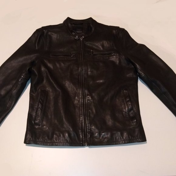 Leather Banana Republic Biker Jacket - Picture 1 of 3